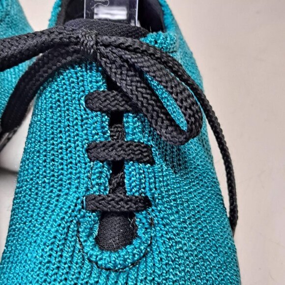 Arcopedico Womens Size 36 US 5.5-6 Turquoise Nylon Knit Lace Up Sneakers NWOT - Picture 4 of 13